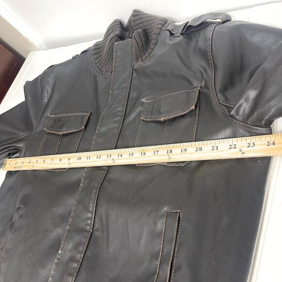 Dakota | Vintage Men's Brown Zip and Button Jacket with Pockets Size Large. - Picture 13 of 16